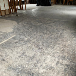 Before polish concrete - Flooring