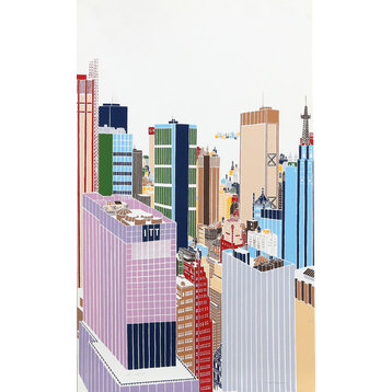 Mori Shizume "New York Skyline 6" Silkscreen