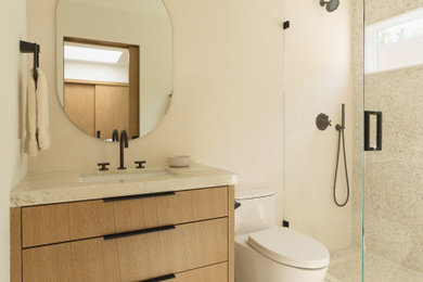 Example of a trendy bathroom design in Orange County
