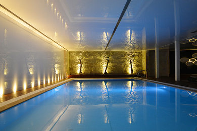 Inspiration for a contemporary pool remodel