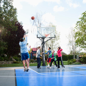 Backyard Basketball Court