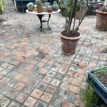 Terracotta Tiled Garden Room Floor Deep Cleaned and Sealed in Newbury