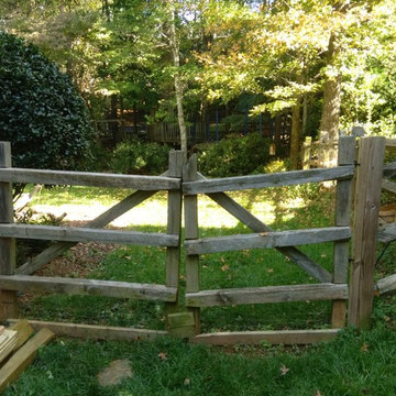 Split Rail Fence Gate Replacement