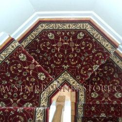Angled Landing Stair Runner - Hall And Stair Runners