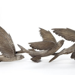 Bronze flying fish I (sculpture) - Sculptures