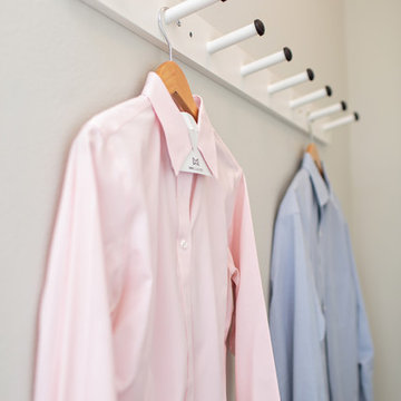 Clean and Crisp Laundry Room