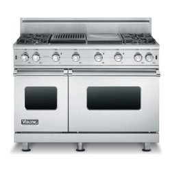 Viking 48" Pro-style Gas Range, Stainless Steel Natural Gas | VGCC5484GQSS - Gas Ranges And Electric Ranges