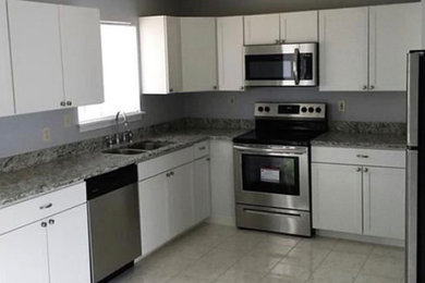 Inspiration for a contemporary kitchen remodel in Atlanta