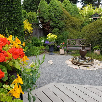 Tuscan inspired garden makeover