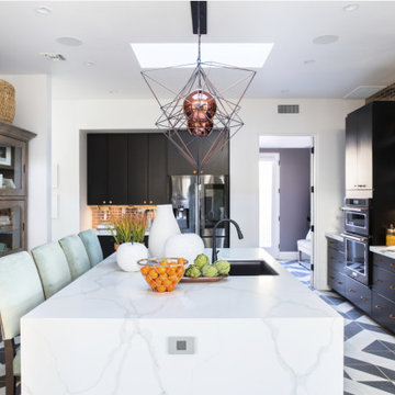 Black and Copper Kitchen