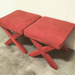 Custom X Benches - Footstools And Ottomans