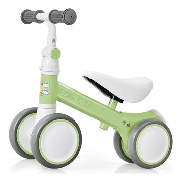 Babyjoy Baby Balance 4-Wheel Bike Infant Walker No-Pedal Toddler Bicycle Toys