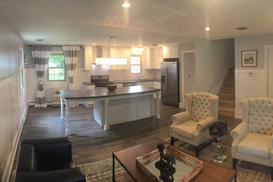 Living room - craftsman living room idea in Other