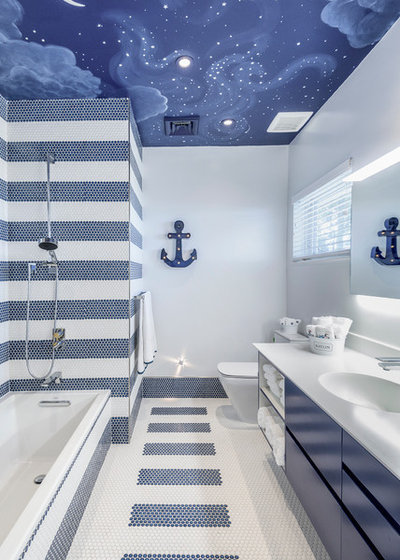 Contemporary Bathroom by Eclipse Designs Inc. by Rhona Chartouni
