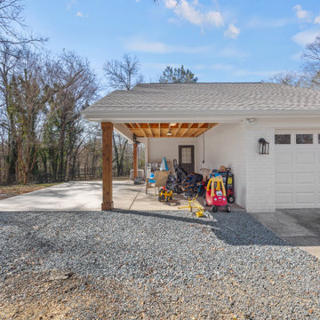 Side View of Carport and Driveway