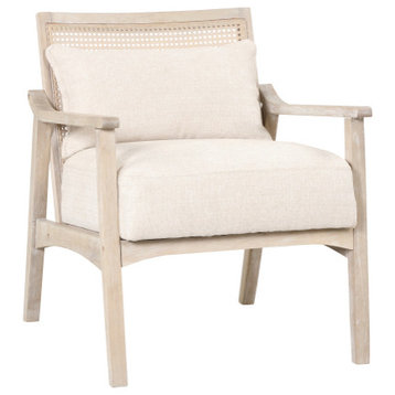 1st Choice Mid-Century Modern Accent Chair, Lumbar Pillow