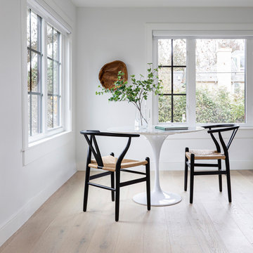 Frida Dining Chair - Black with Natural Seat