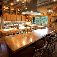 stained concrete basement ideas