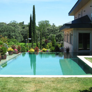 Piscina infinity y desbordante UrB: La Moraleja