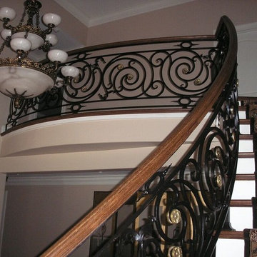 WROUGHT IRON STAIR RAILINGS