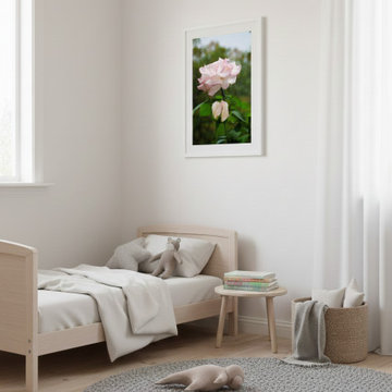 Admiration Floral Botanical Nature Photo Scandinavian Style Wall Art