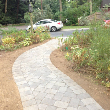 Walkway, Landing & Circle Patio Project, Wellesley MA
