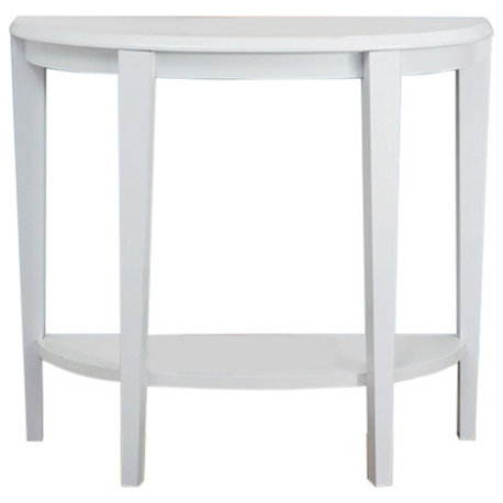 Accent Table, Console, Entryway, Narrow, Sofa, Bedroom, Laminate, White