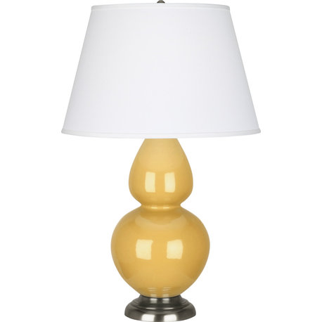 Double Gourd Table Lamp, Sunset Yellow