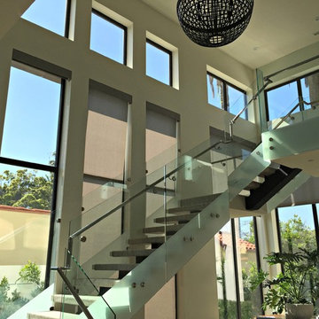 Huper Optik Ceramic 70 Window Film installed in this beautiful Los Angeles home