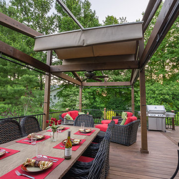 Pressure Treated Decking and Pergola Structure