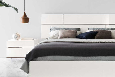 Bedroom - modern bedroom idea in Miami