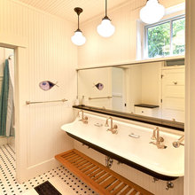 Lake house bathrooms