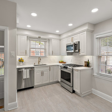 Showplace EVO Kitchen Channing in Heron Plume and Bathroom Concord in White II