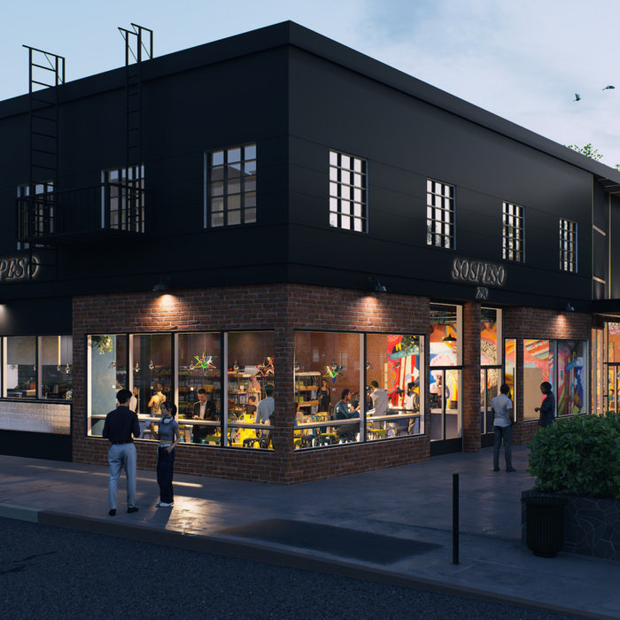 Sospeso exterior rendering