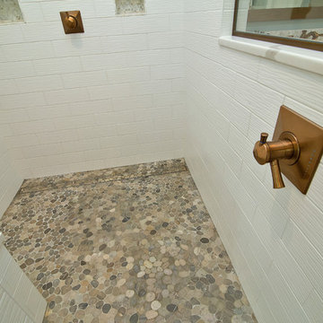 Master Bathroom with Champagne Accents