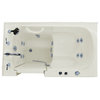 30 x 53  Biscuit Whirlpool Jetted Walk-In Bathtub, Left Drain Configuration