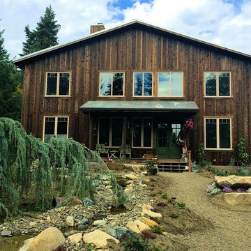 Weathered Board & Bat Siding