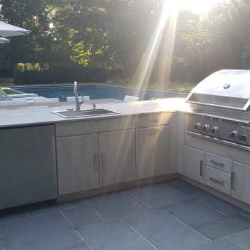 Super ready and functional for entertaining outdoors in Sag Harbor