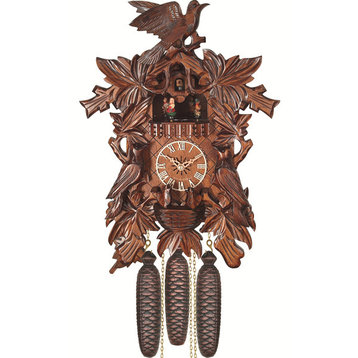 7-Leaf Engstler Cuckoo Clock With 8-Day Weight Driven Movement And Music
