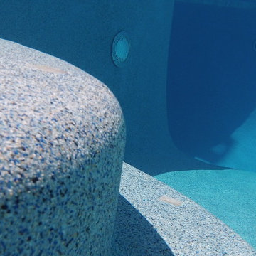 Satin Matrix Aqua Blue with a Primera Stone Spa