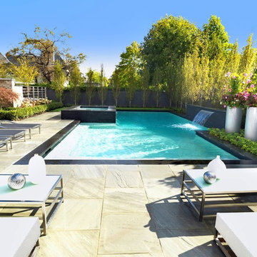 Geometric Concrete Pool Gallery