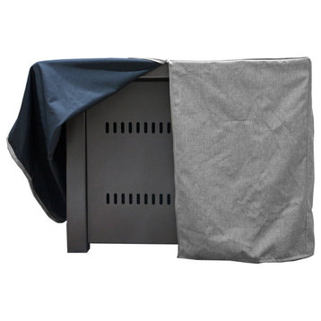 Az Patio Heaters Square Fire Pit Commercial Cover, Gray