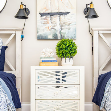 Transitional Whites, Blues & Neutrals with Subtle Nautical Flair