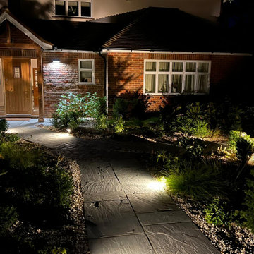 Little Chalfont Family Garden - Front garden lighting