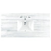 Copper Cove Encore 48" Vanity, Bright White, 3cm Arctic Fall Solid Surface Top