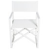 Sunset Directors Chairs, White, Set of 2