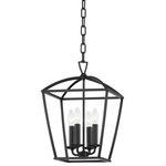 Hudson Valley Lighting - Bryant 4-Light Small Pendant Aged Iron Finish - Features: