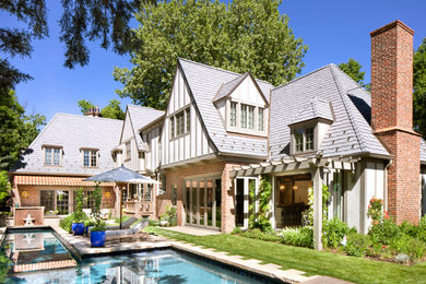 Example of an exterior home design in Denver