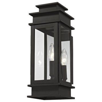 Princeton 1-Light Wall Lantern, Black