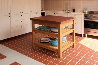Kitchen - scandinavian kitchen idea in London
